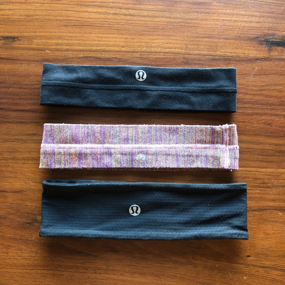 3 Lululemon headbands